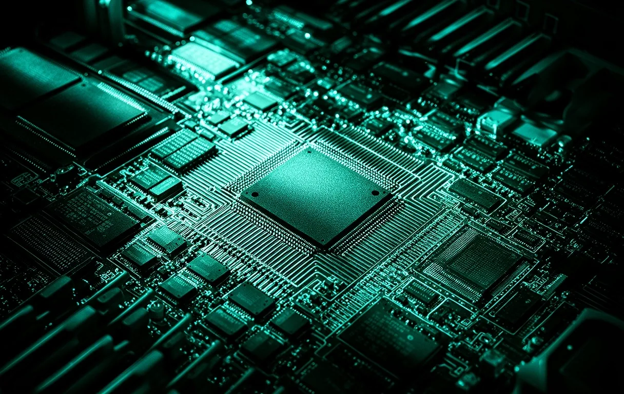 High-end server hardware macro view