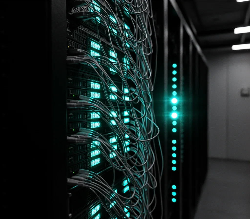 Technical infrastructure close-up